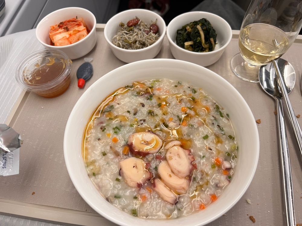 대한항공 비즈니스석 문어죽