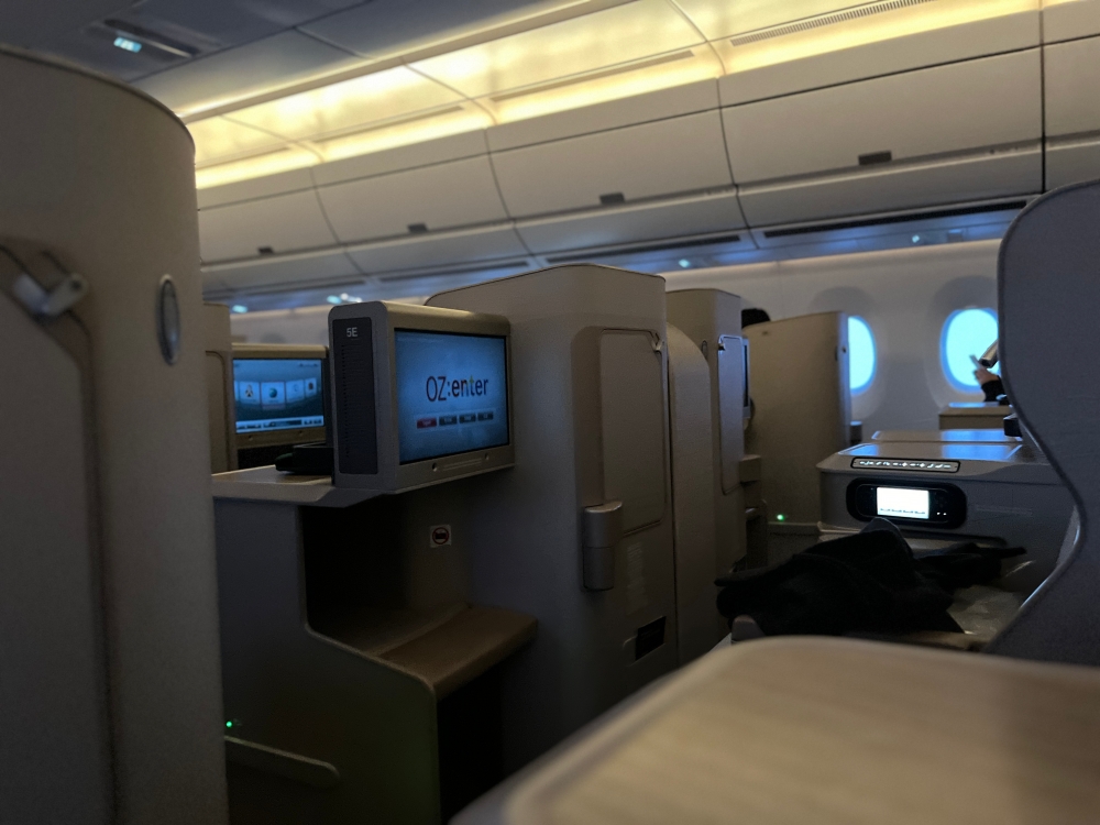 마일리지 비즈니스 좌석